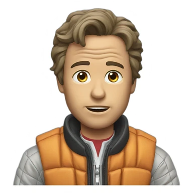 back to the future sticker