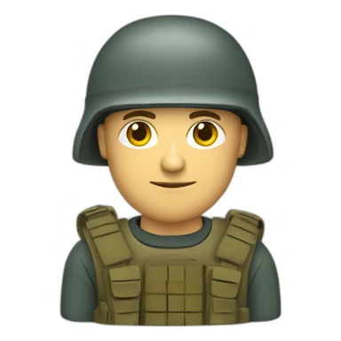 ukranian soldier sticker