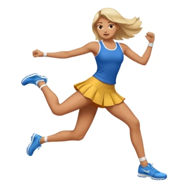 woman hit click high legs sticker