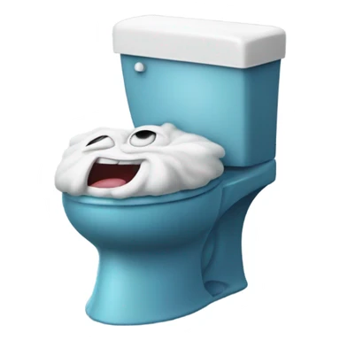 Make a Skibidi toilet that’s angry sticker