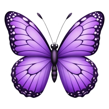 Borboleta lilás  sticker