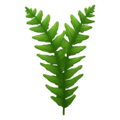 Stiff bristle fern sticker