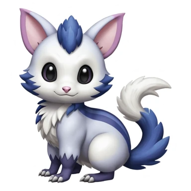 Shiny Furret-Absol-Noibat-Trico-Hybrid (Full body) sticker