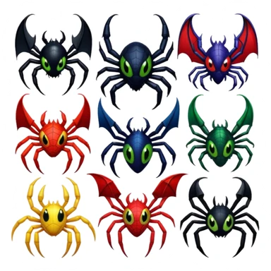 Plankton-Venom-Spider-Man-Spyro-Cynder-Toothless-fusion sticker
