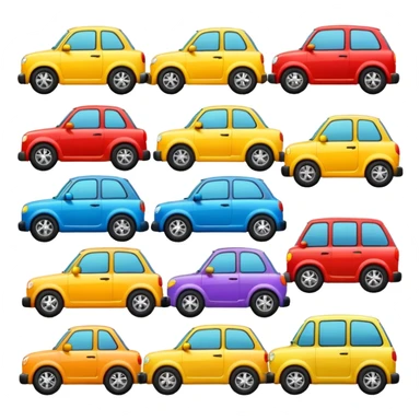 need emojis of cars from cartoons or movies and real life cars sticker