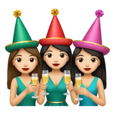 Mexican sisters partying sticker