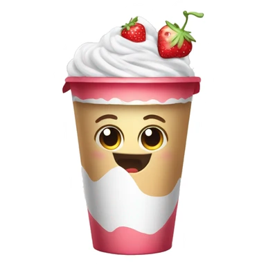 Fristi carton paille lait à la fraise  sticker