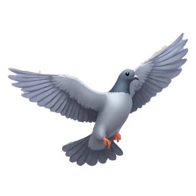 flying pigeon sticker
