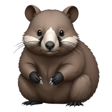 Wombat magpie sticker