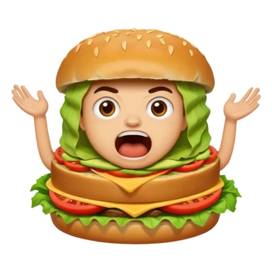 Kai Cenat yelling at torta sticker