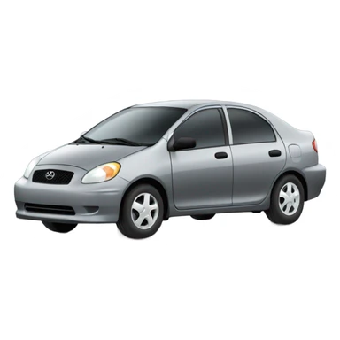 2005 Toyota Echo 4 Door Grey Sedan sticker