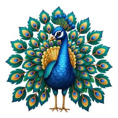 Peacock Begonia sticker