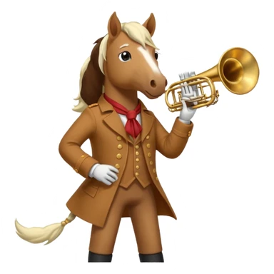 horse Musician sticker