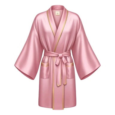 light pink silk robe sticker