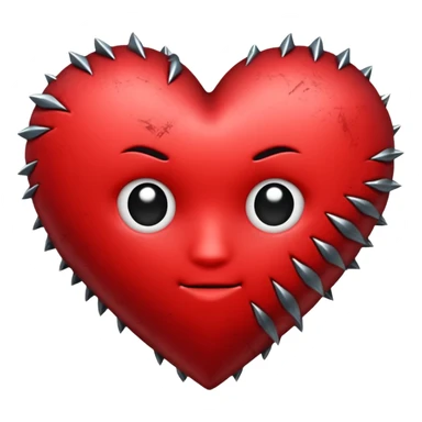 punk heart sticker