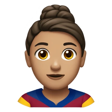 Alexia Putellas wearing fc barcelone jersey sticker