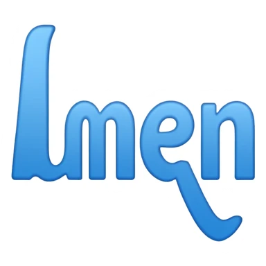 blue word "amen" simple font sticker
