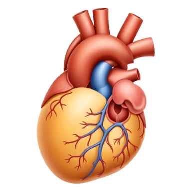 A symbolic male reproductive system, abstract medical illustration sticker