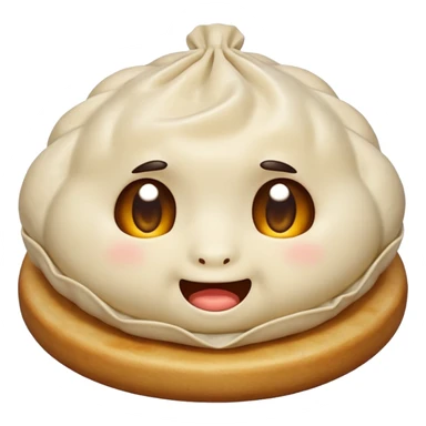 Dumpling with drool face sticker