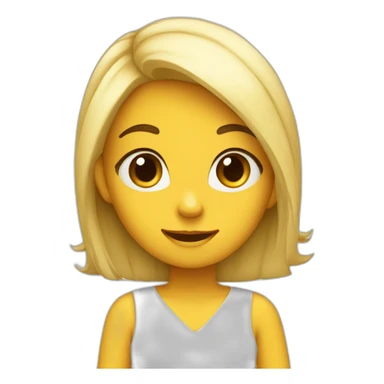 sassy girl saying bye sticker