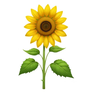 Sunflower sticker