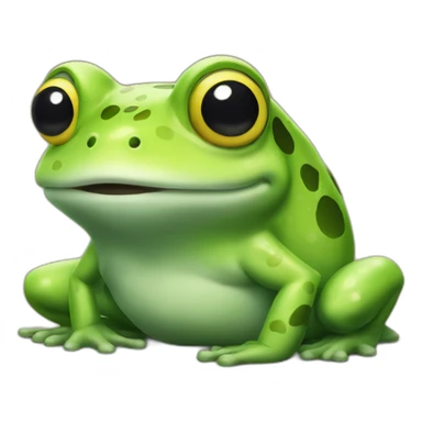 stinky butter frog sticker