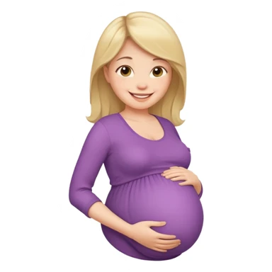 Una mamá embarazada sticker