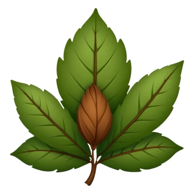 Trevo de quatro folhas com boi no meio sticker