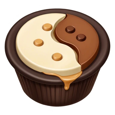 Ying yang Reese’s cup sticker