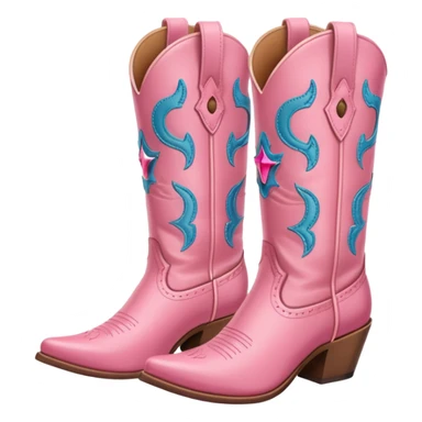 cowgirl boots asthetic girly sticker