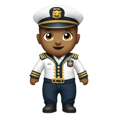 ship capitain baby
 sticker