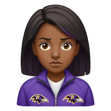 Female football coach Baltimore Ravens  sticker