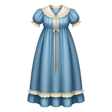 victorian nightgown sticker