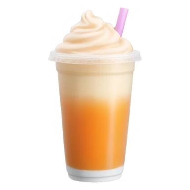 Thai orange milk tea sticker