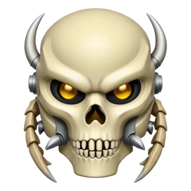 bone predator armor sticker