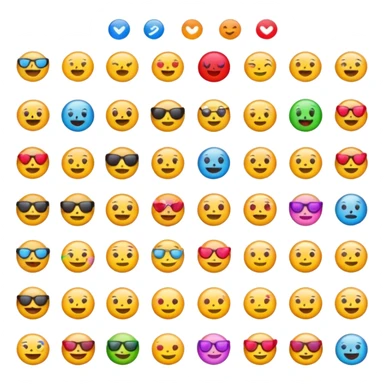 Screen reaching emojis sticker