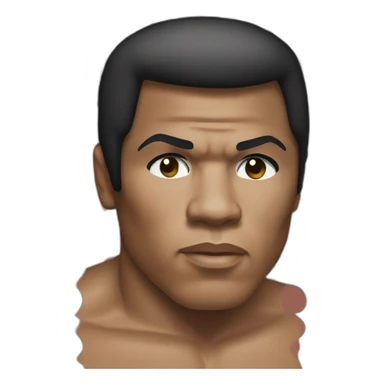 Muhammad ali who is boxing sticker