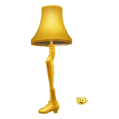 Leg lamp from the movie “A Christmas Story” sticker