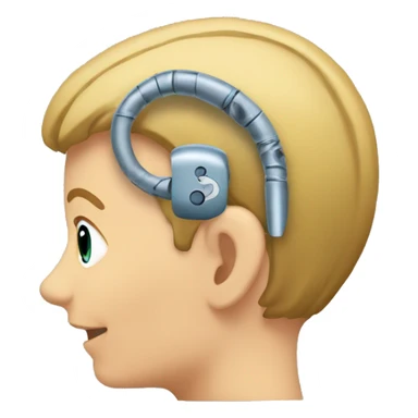 Cochlear implant sticker