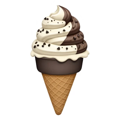 Cookies and Cream ice cream sticker