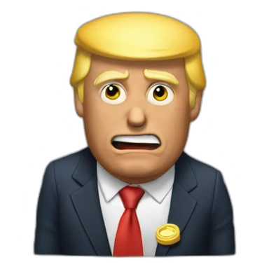 trump-doing-drugs-during-a-meeting sticker