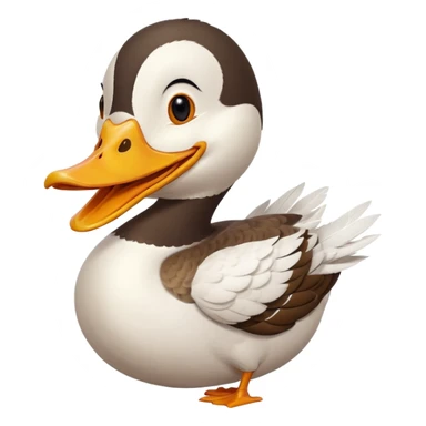 laughing duck sticker