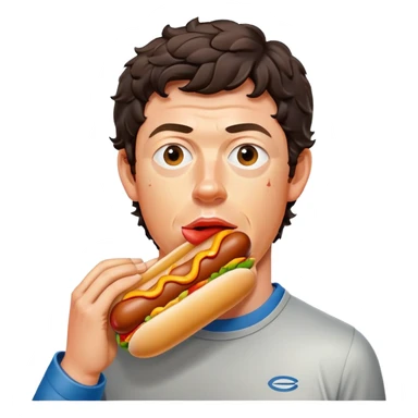 rory mcilroy choking on a hotdog sticker