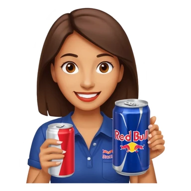 Bad bitch with a redbull sticker