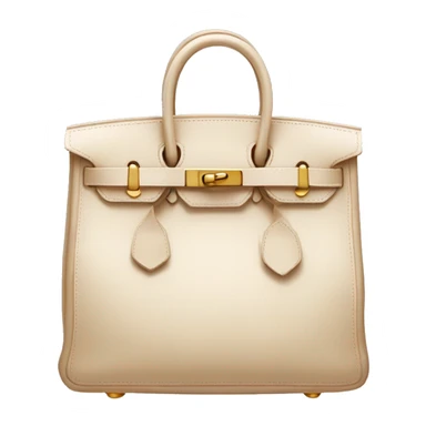 Birkin bag in beige sticker