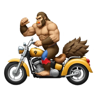 king kong on hog rider clash of clans sticker