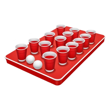 beer pong sticker