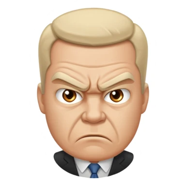 angry boss sticker