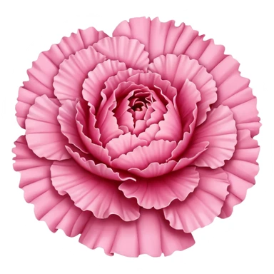 Pink carnation emolis sticker