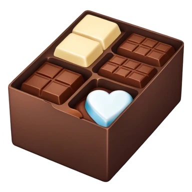 box of chocolates sticker